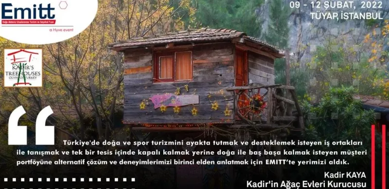 Kadir’s Tree Houses is set to exhibit at EMITT 2022
