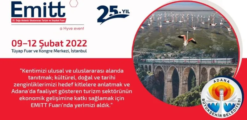 Adana Municipality to exhibit at EMITT 2022