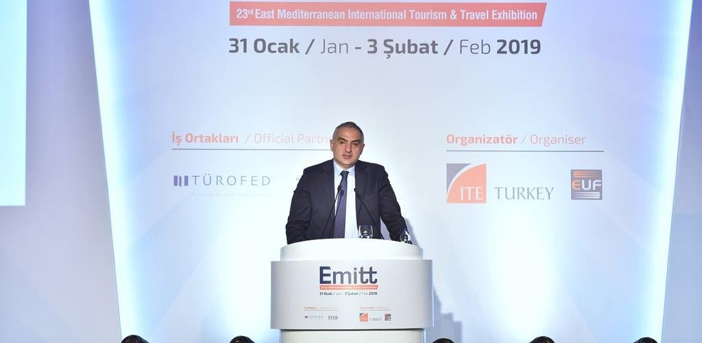 T.C文化和旅游部长Mehmet Nuri Ersoy关于Emitt旅游博览会的意见